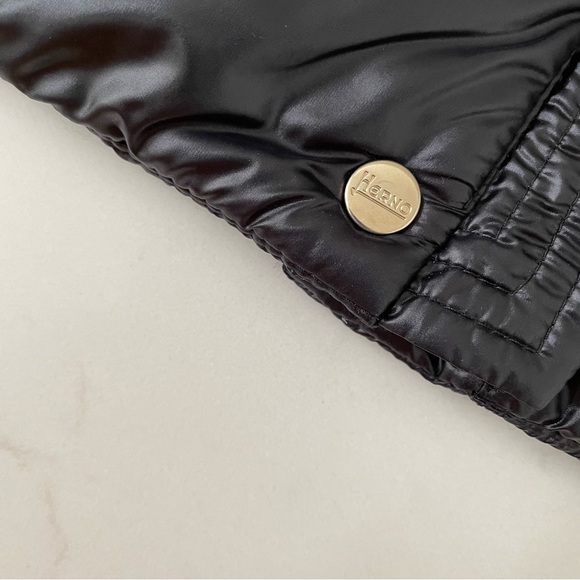 HERNO Black Down Guilia Vest, IT40 - Picture 10 of 16